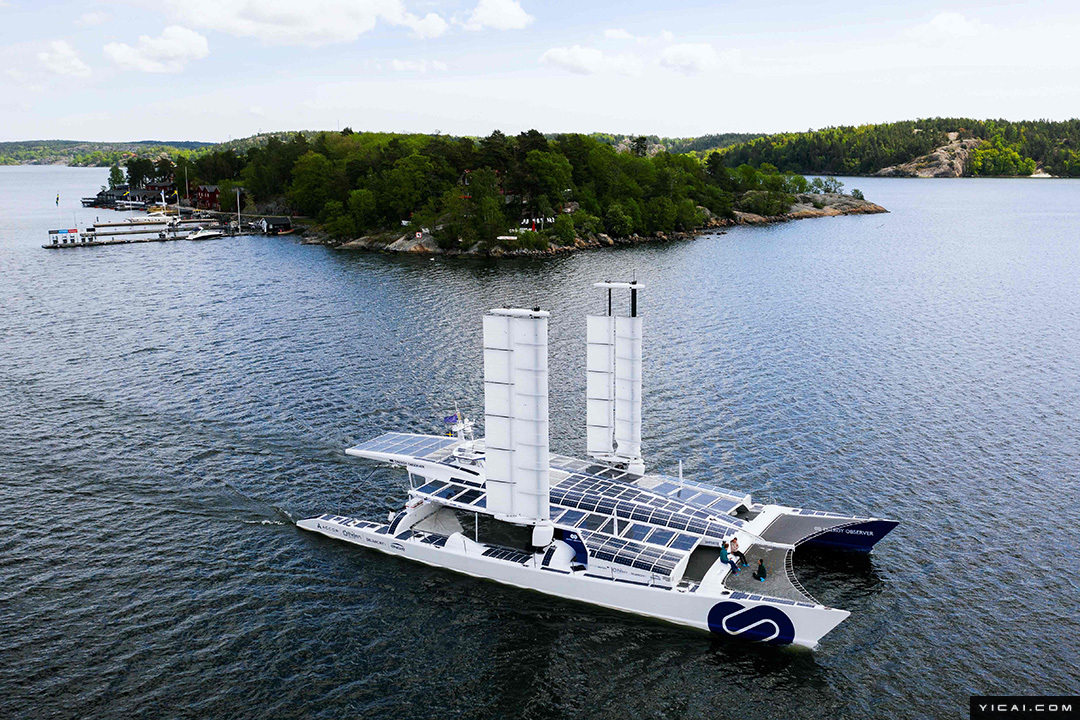 世界首艘氢动力游艇航行至瑞典 计划六年内环游世界